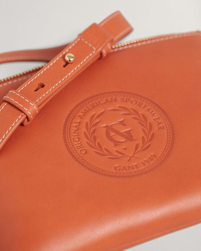 Bolso de hombro de piel