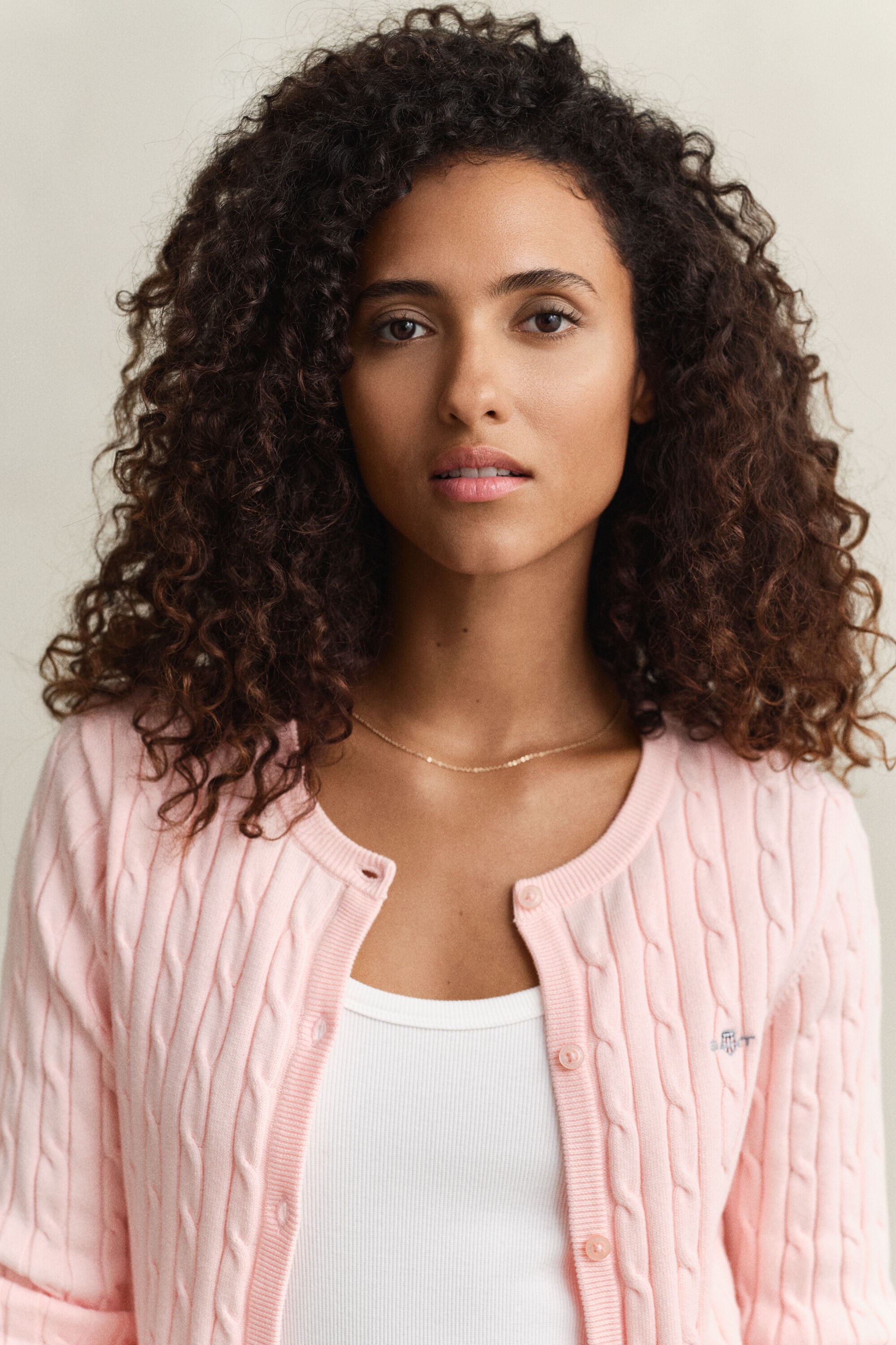 Cárdigan de punto de ochos