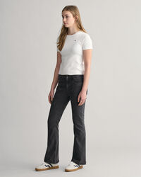 Camiseta acanalada Shield Teen Girls