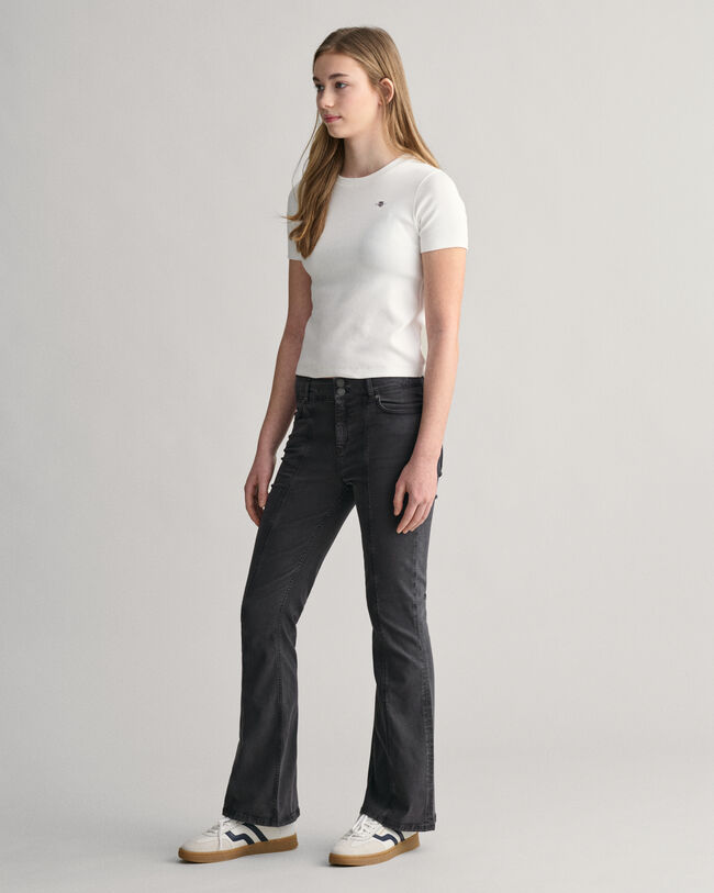 Camiseta acanalada Shield Teen Girls