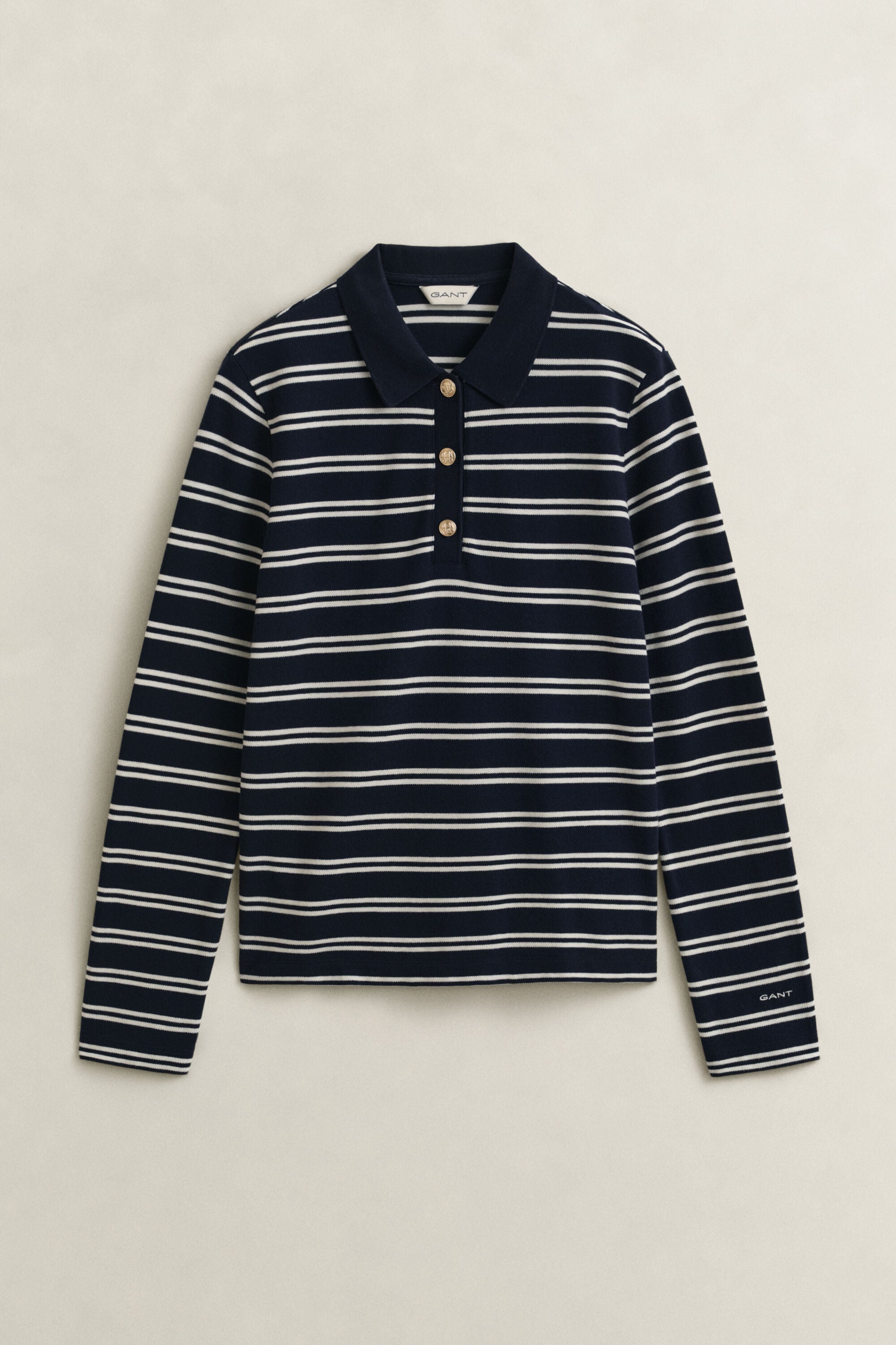 Polo de piqué a rayas
