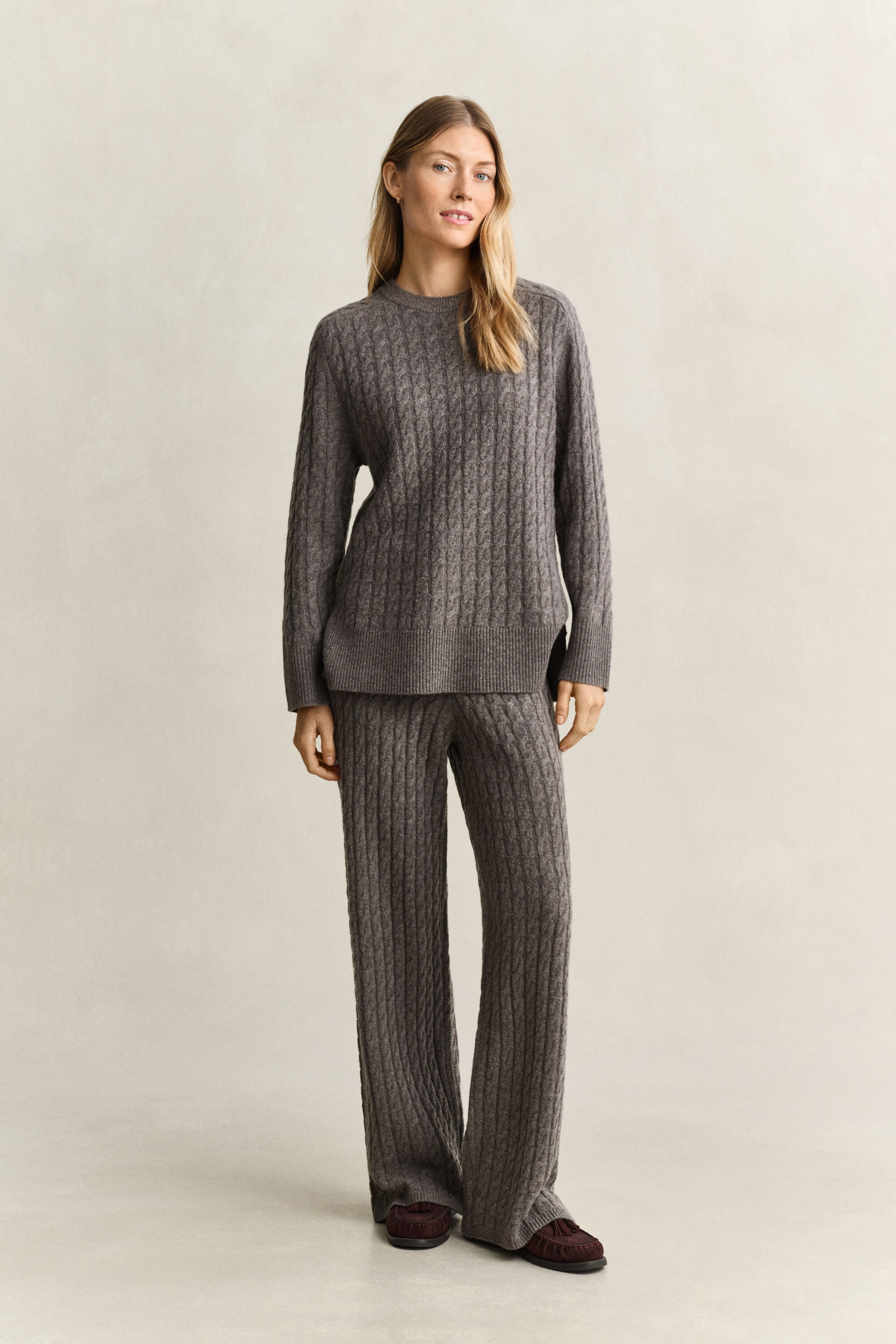 Pantalones de mezcla de lana y cachemir