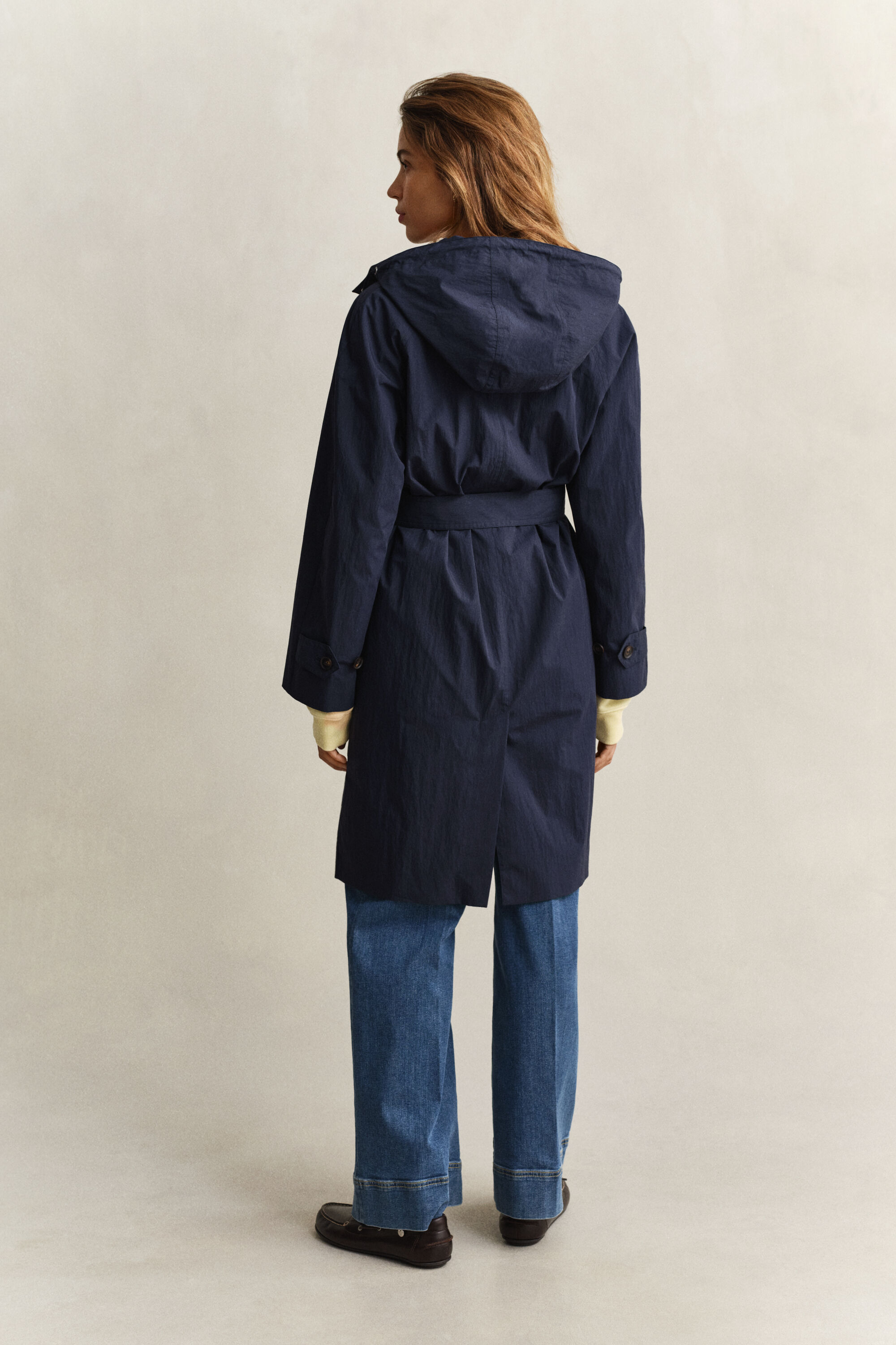 Cortavientos con cinturón