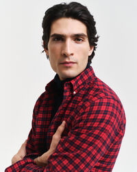 Camisa Regular Fit de franela a cuadros