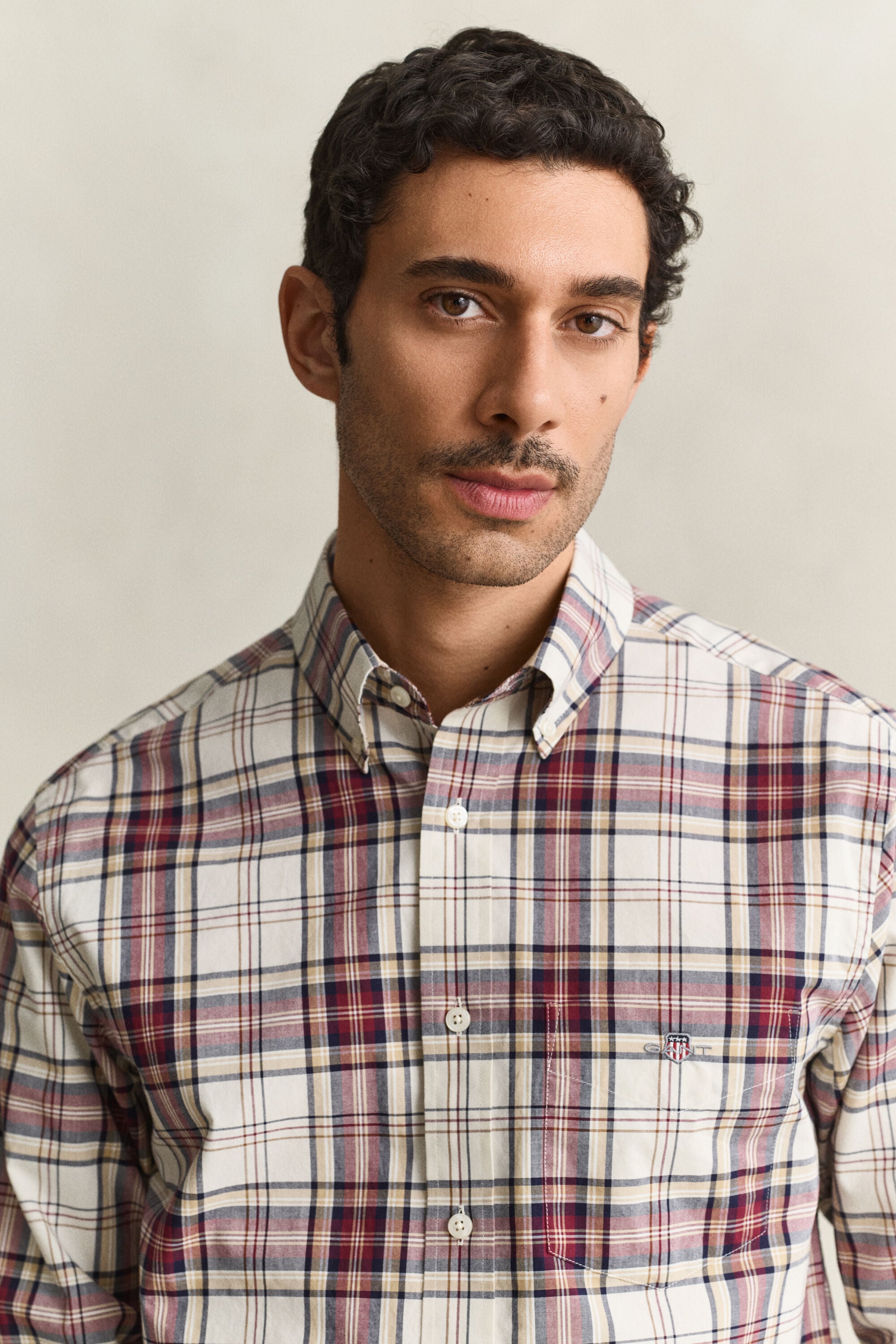 Camisa de popelina a cuadros