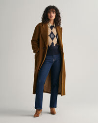 Jersey muy fino de cuello redondo Argyle