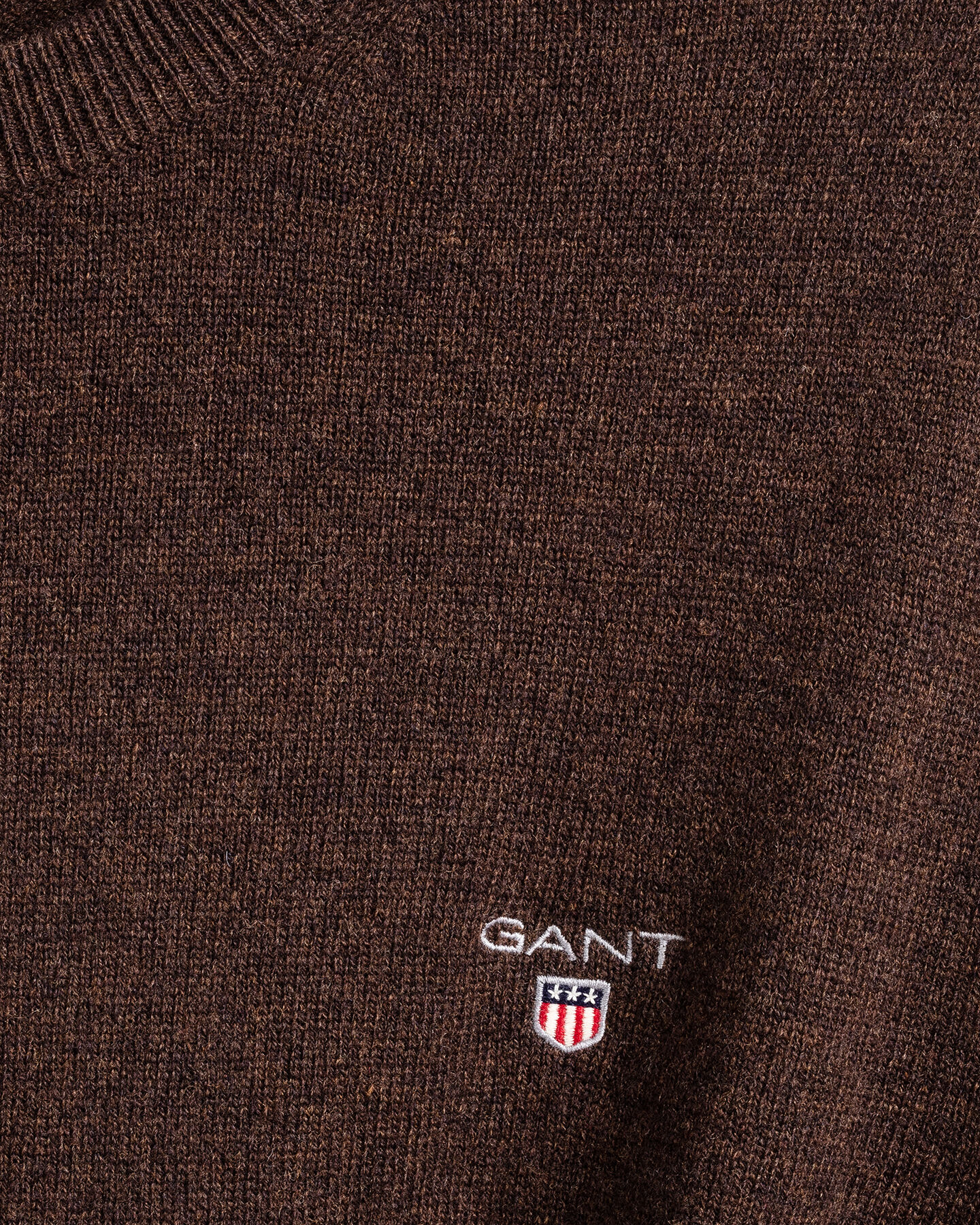 Jersey de cuello redondo en lana de oveja muy fina