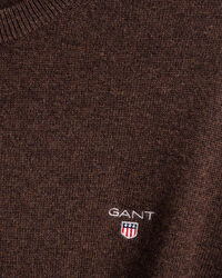 Jersey de cuello redondo en lana de oveja muy fina