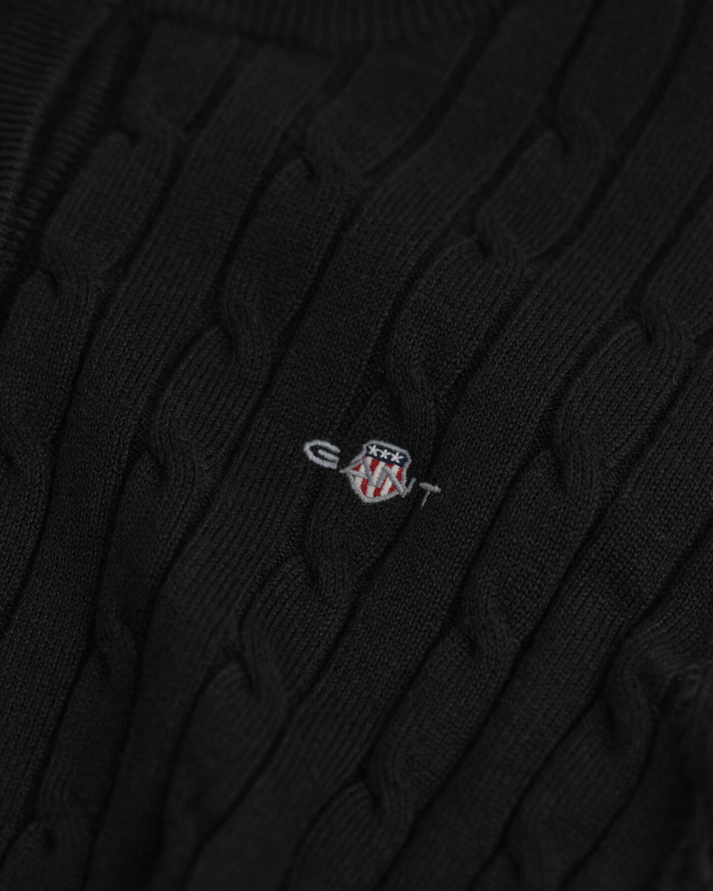 Cárdigan de punto de ochos en algodón elástico