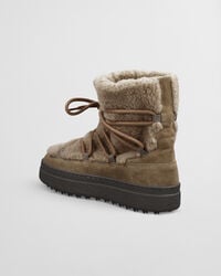 Botas de ca&ntilde;a media Snowhill con cordones