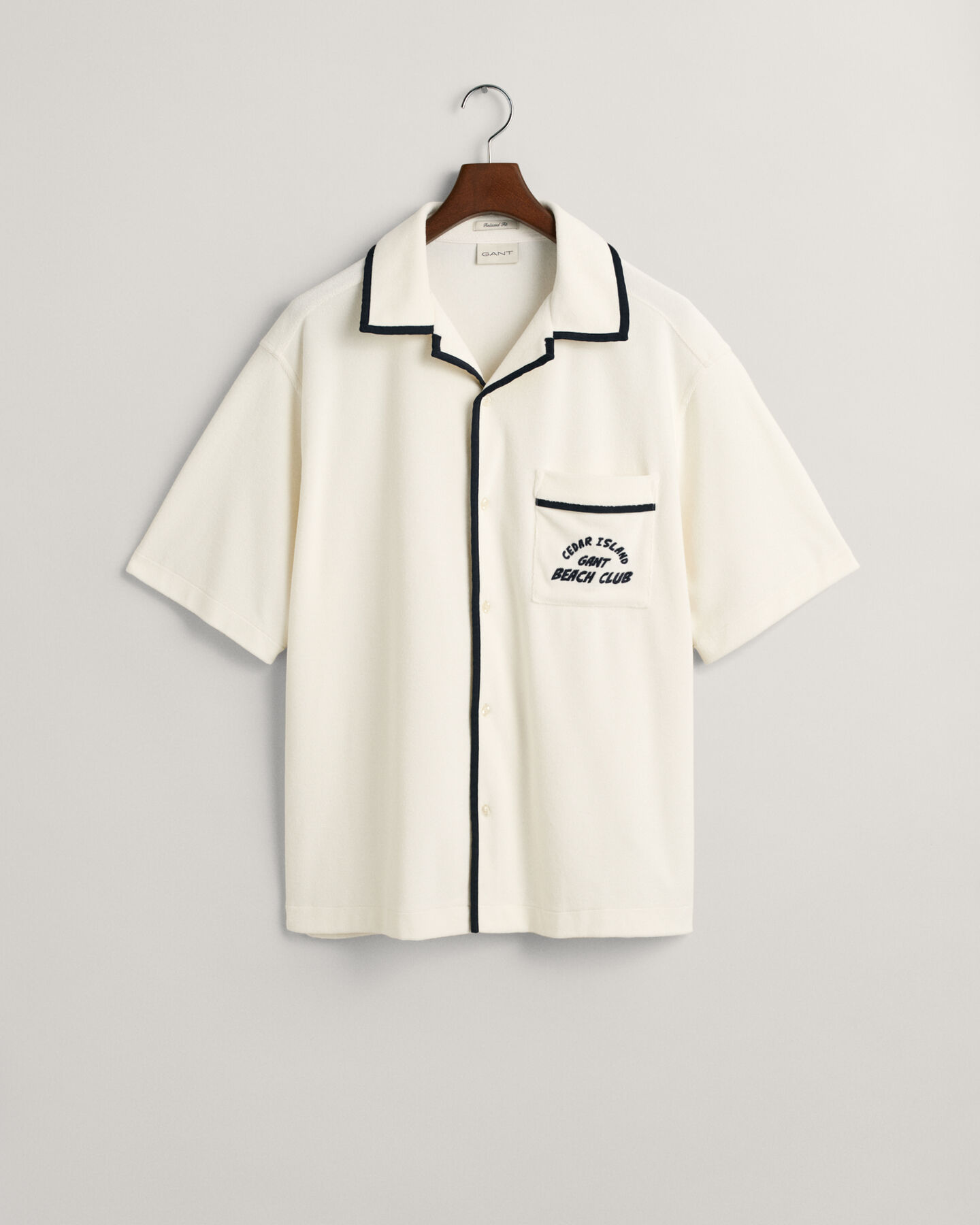 Camisa Relaxed Fit de manga corta Terry Cloth