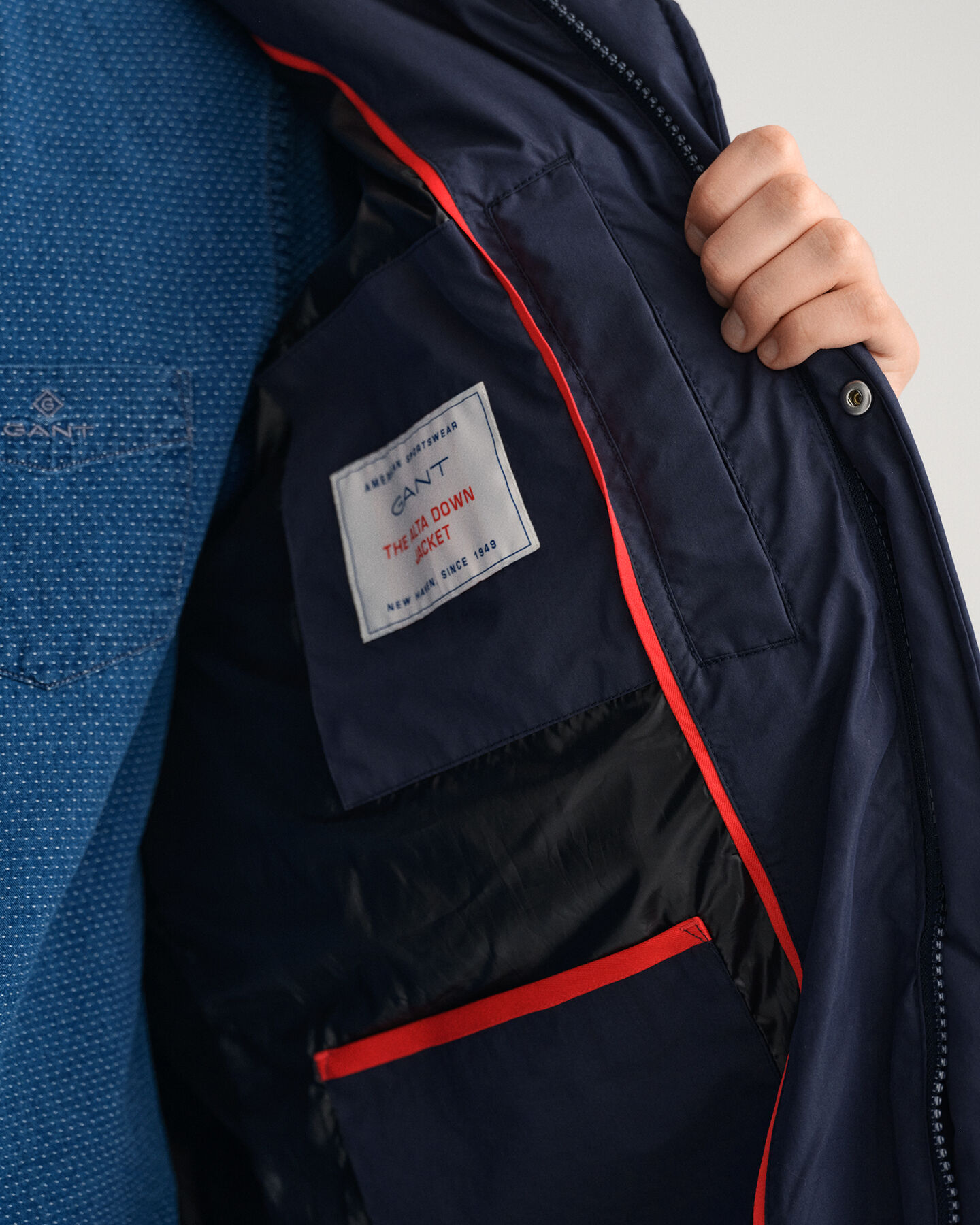 Chaqueta de plumón larga Alta