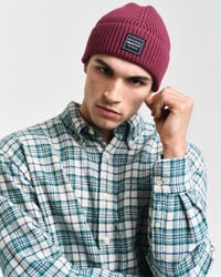 Camisa extragrande de cuadros con textura