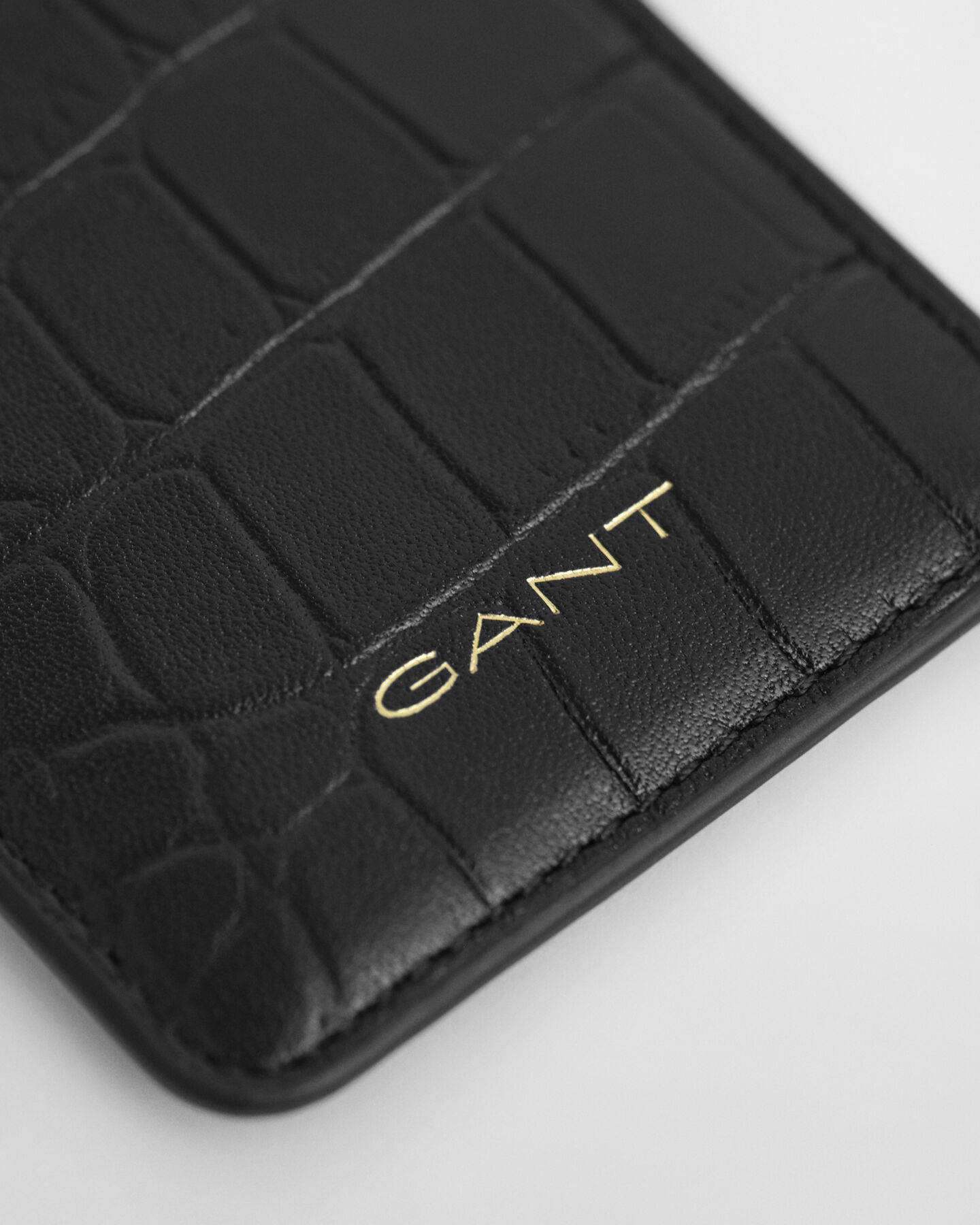 Tarjetero con diseño de cocodrilo