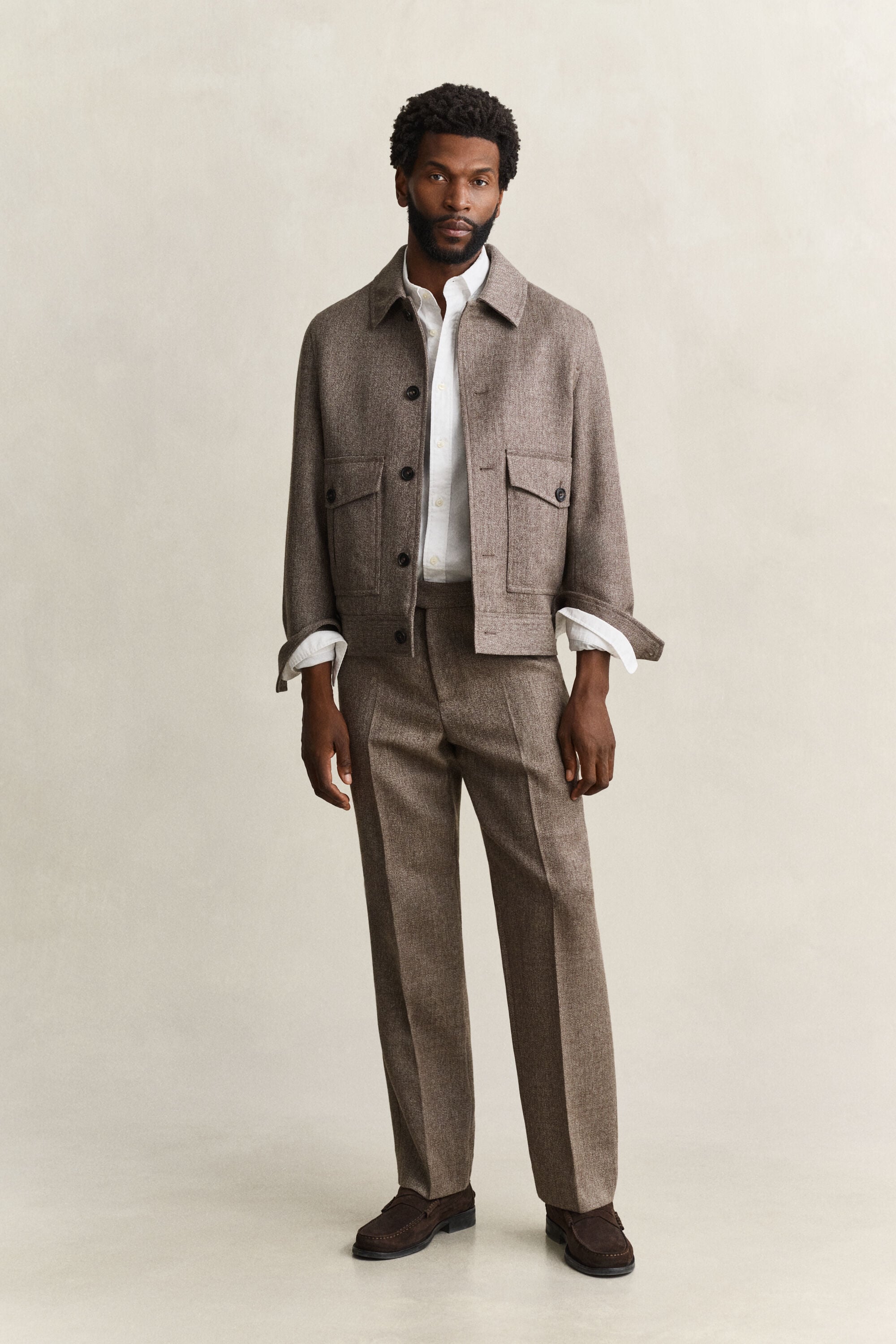 Camisa de popelina Slim Fit clásica