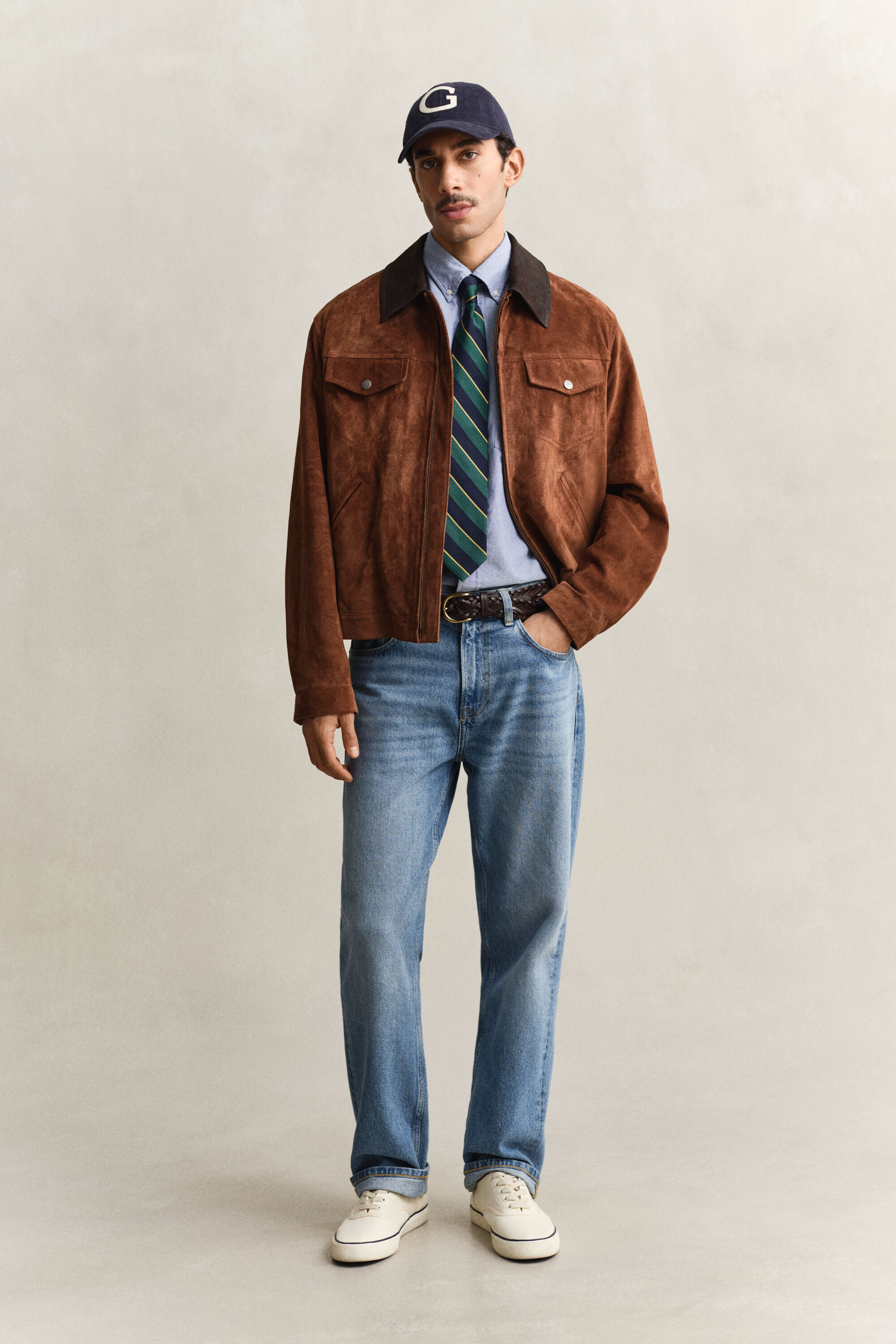 Camisa Oxford clásica de manga corta