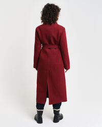 Abrigo cruzado con textura