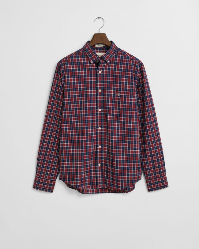 Camisa Regular Fit clásica de popelina a cuadros