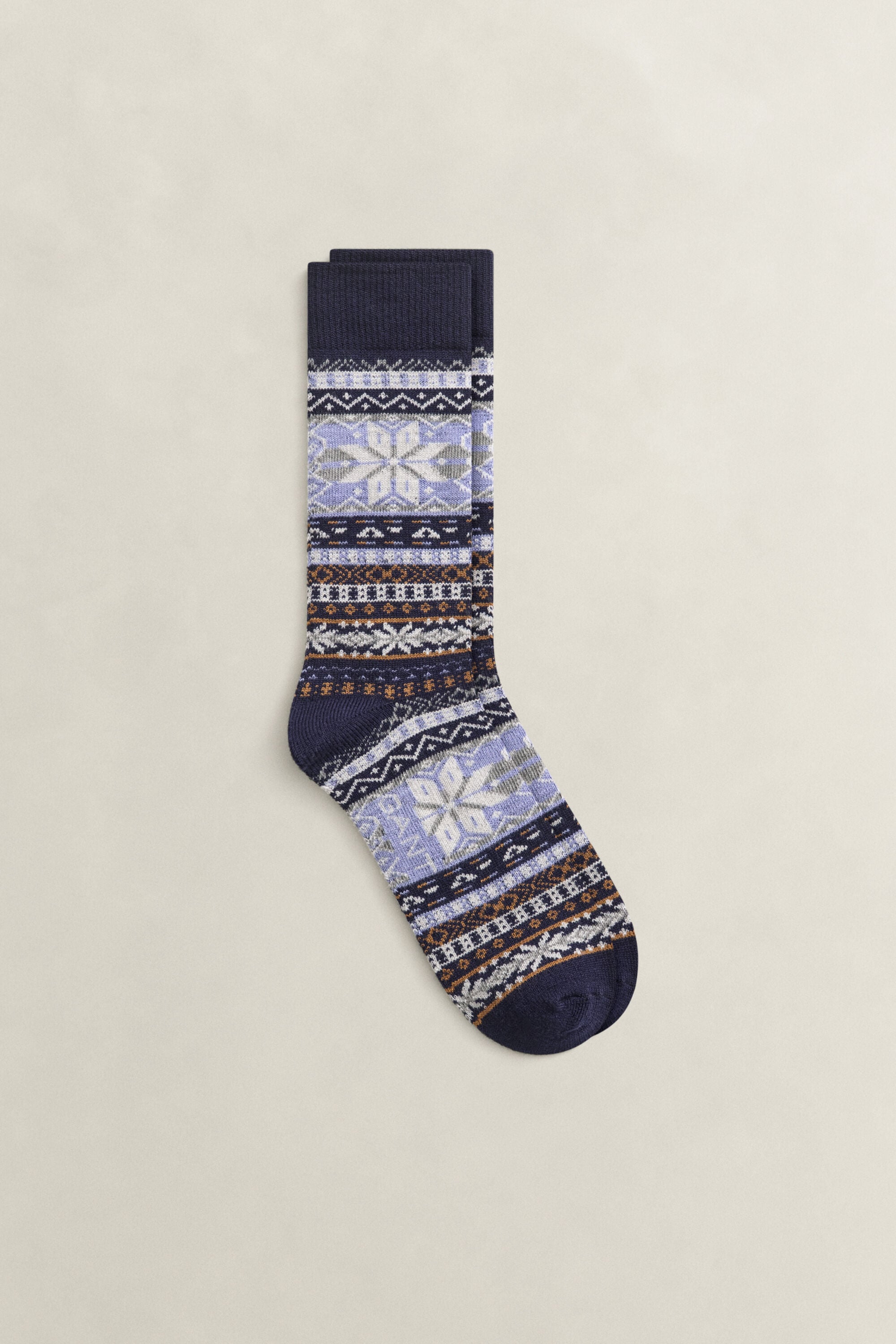 Calcetines estampados con diseño Fair Isle