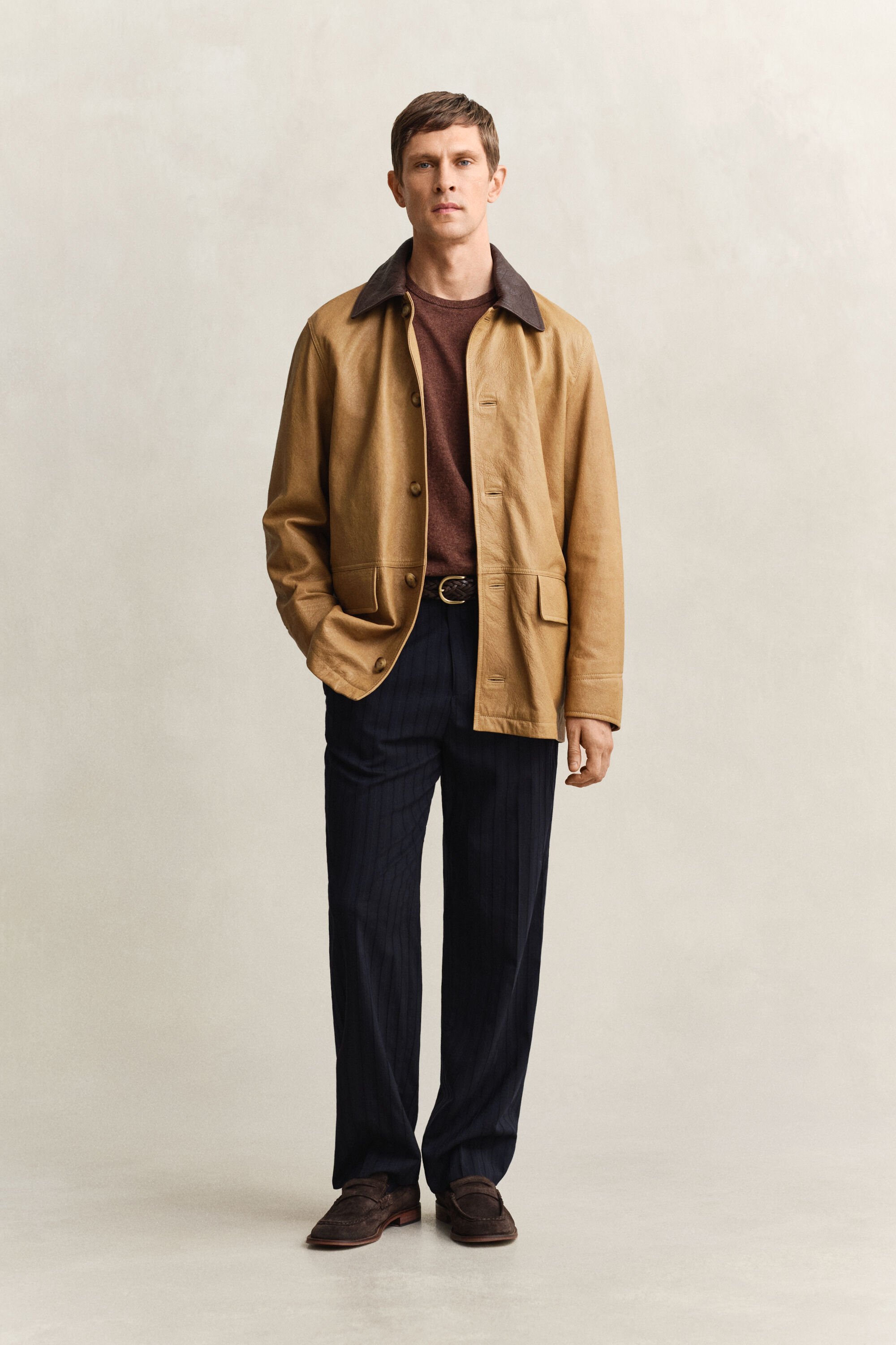 Jersey de mezcla de algodón flameado