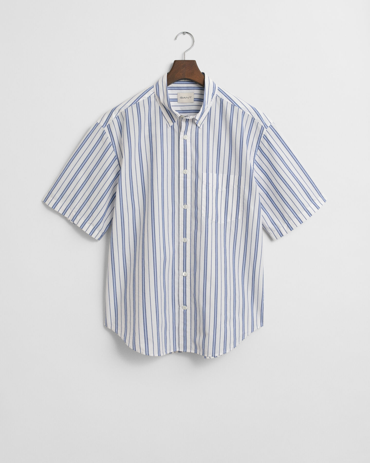 Camisa Relaxed Fit Heritage Poplin de manga corta
