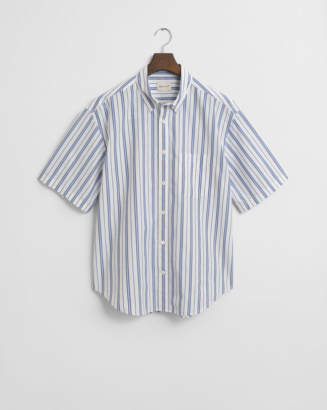 Camisa Relaxed Fit Heritage Poplin de manga corta