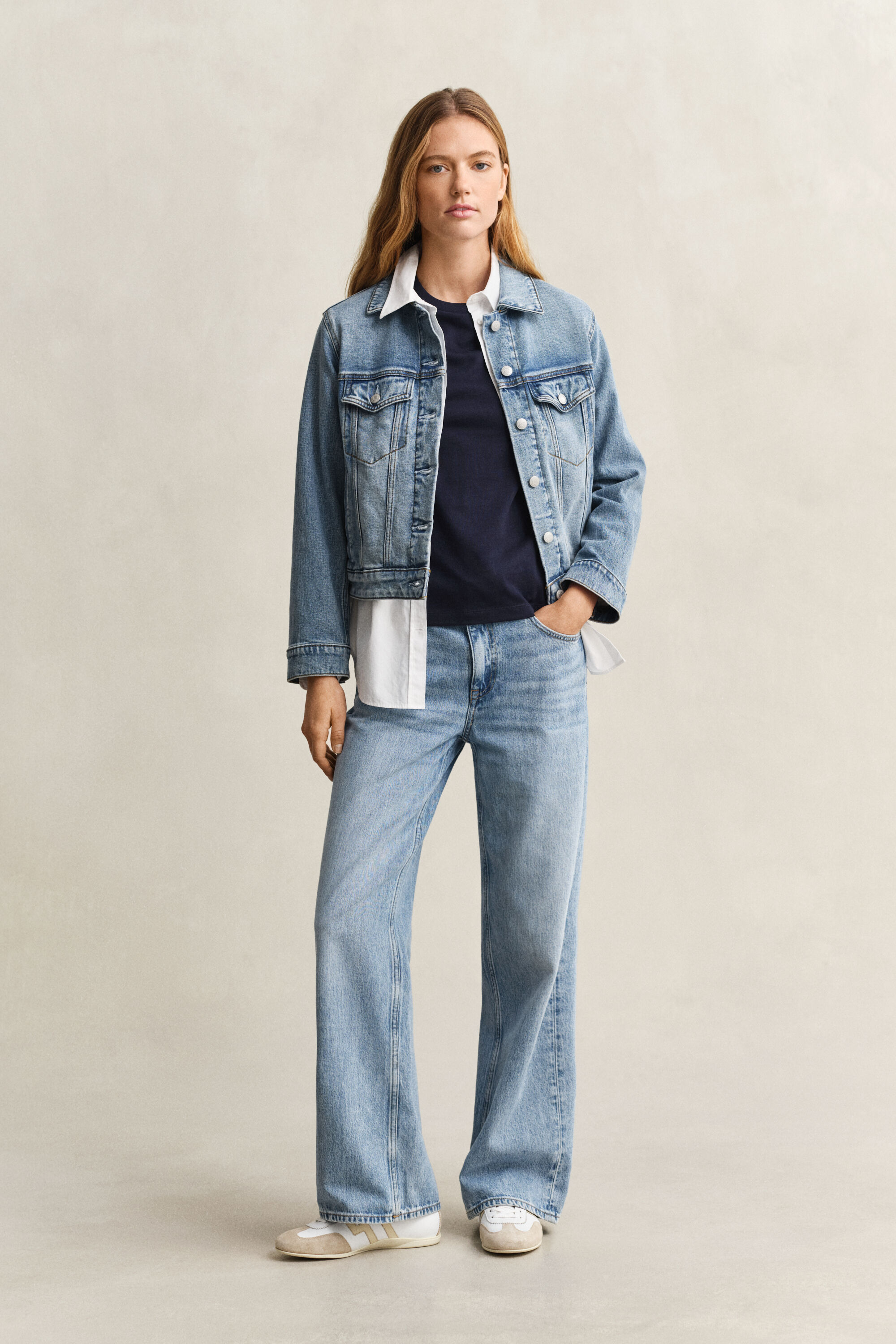 Camiseta con estampado de cuerda