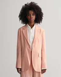 Americana Regular Fit de lino elástico