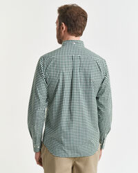 Camisa Regular Fit clásica de popelina a cuadros Vichy
