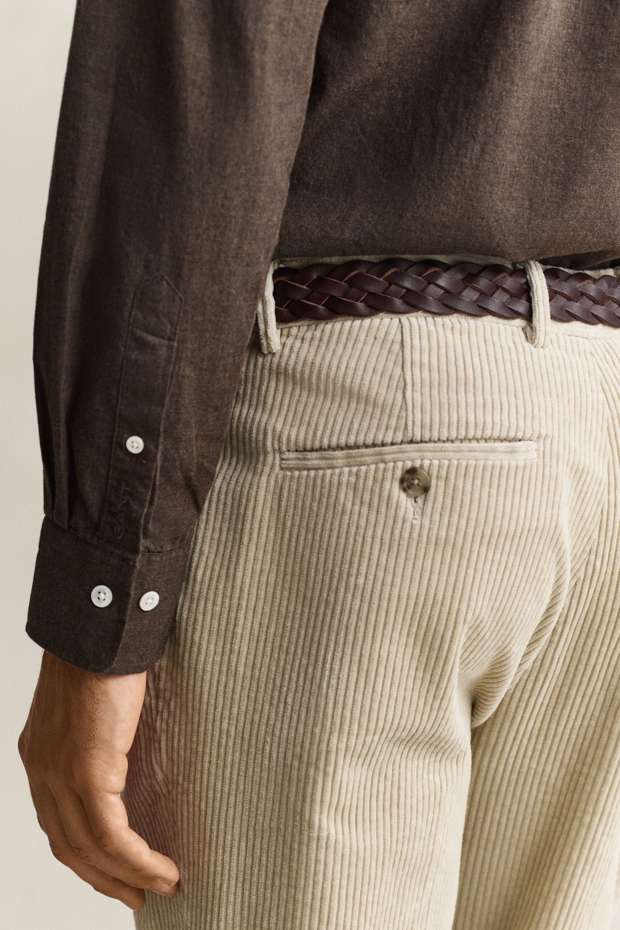 Camisa de algodón y cachemir