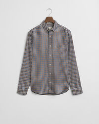 Camisa Regular Fit de sarga a cuadros Vichy
