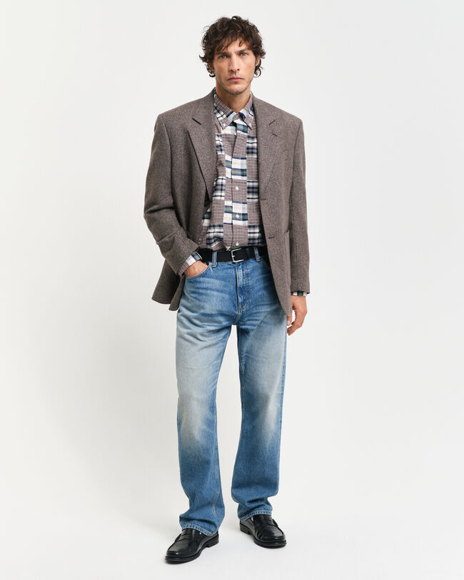 Camisa Relaxed Fit con diseño de parches Remake