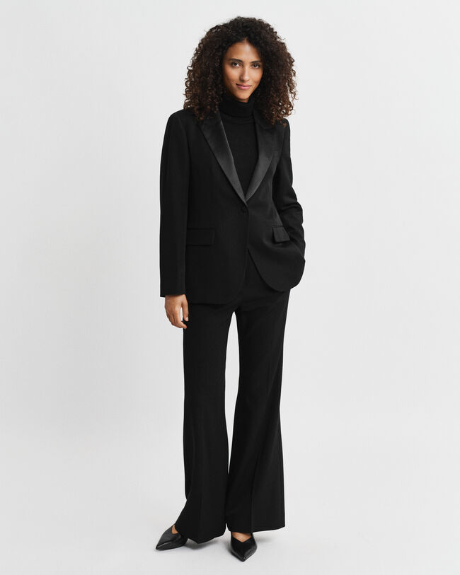 Americana Regular Fit Tuxedo en mezcla de lana