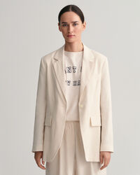 Americana Regular Fit de lino elástico