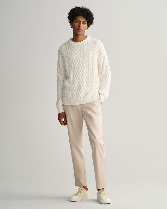 Pantalones chinos Regular Fit de sarga Allister