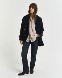 Camisa Relaxed Fit de franela perchada a cuadros