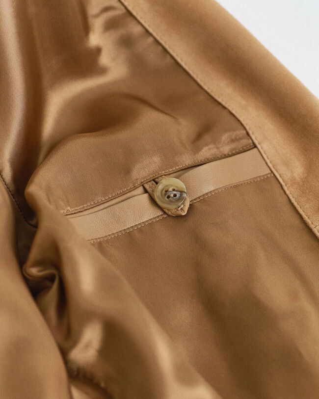 Cazadora Harrington de ante