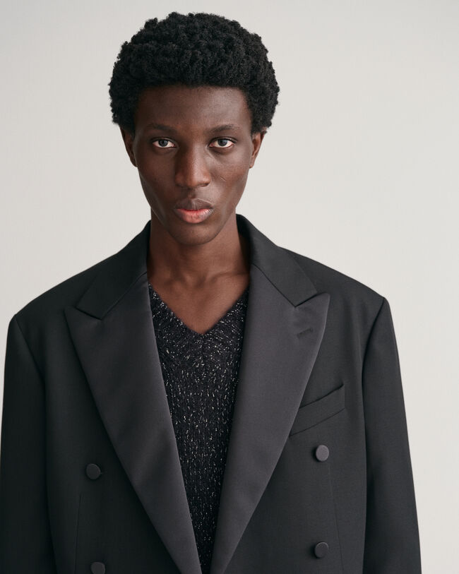 Americana de traje con doble botonadura Tuxedo