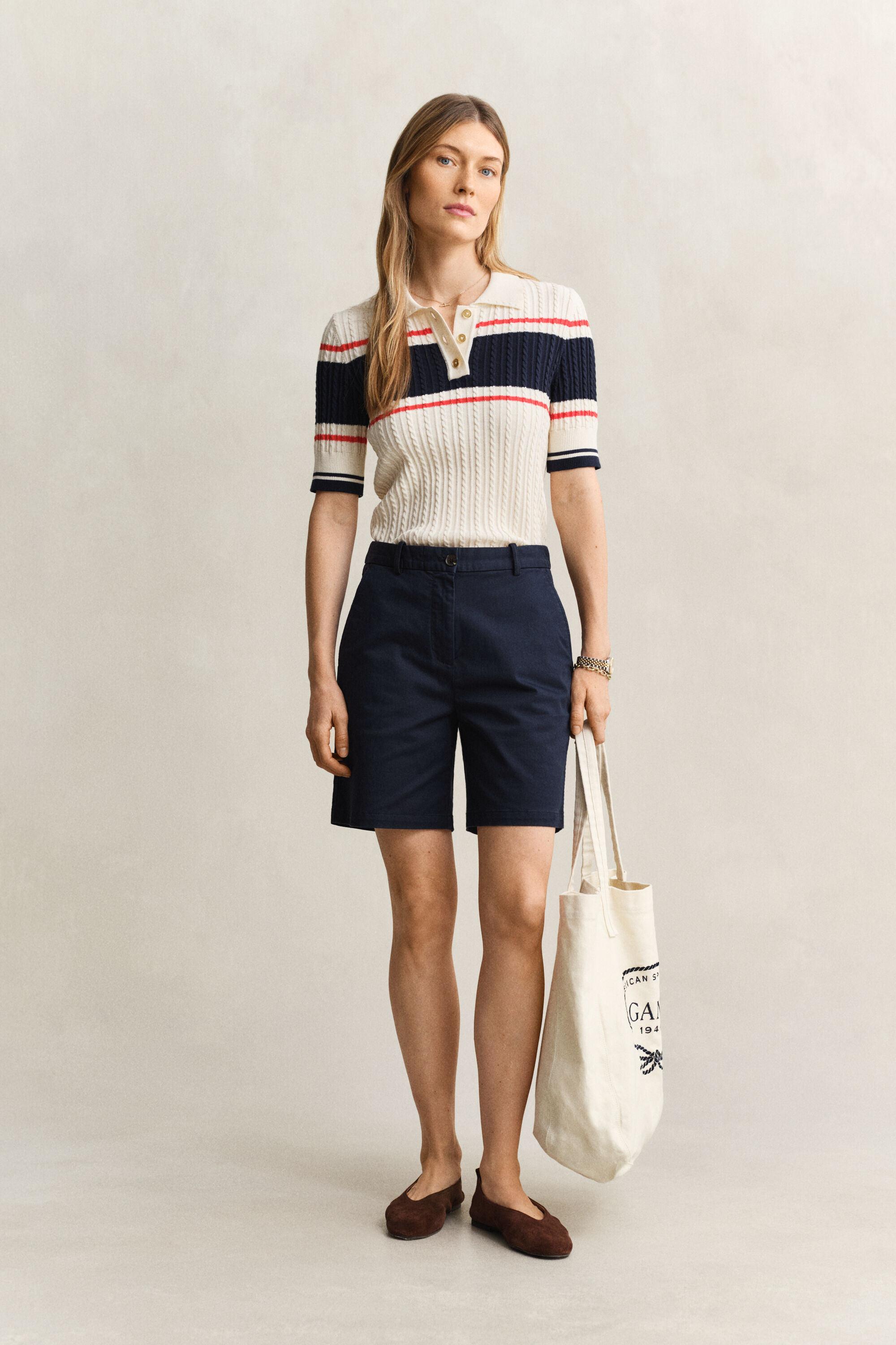 Pantalones chinos cortos