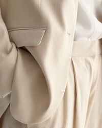 Americana Regular Fit de lino elástico