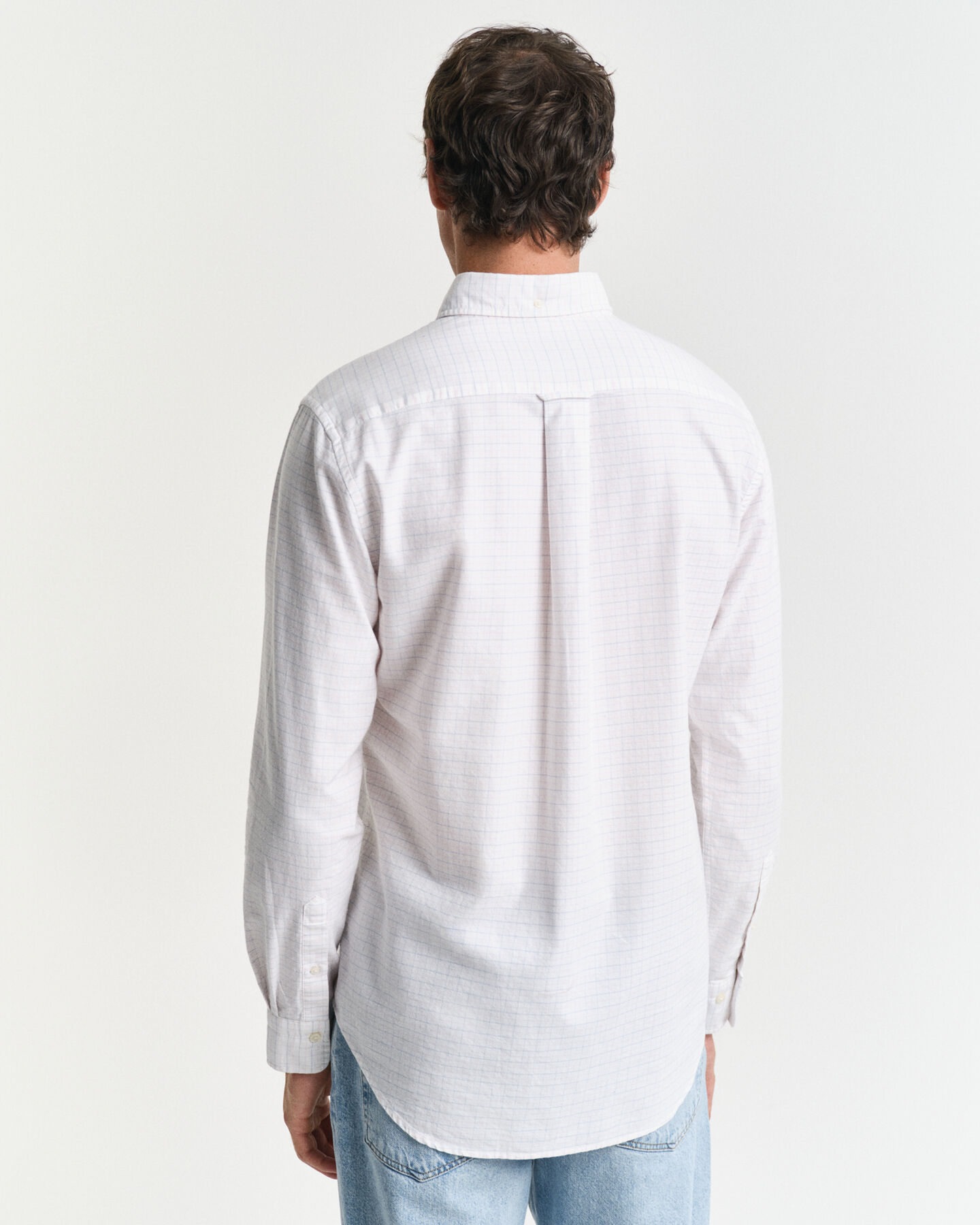 Camisa Oxford cl&aacute;sica Regular Fit a cuadros Tattersall