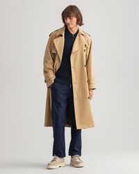 Jersey acanalado de algod&oacute;n con cremallera completa