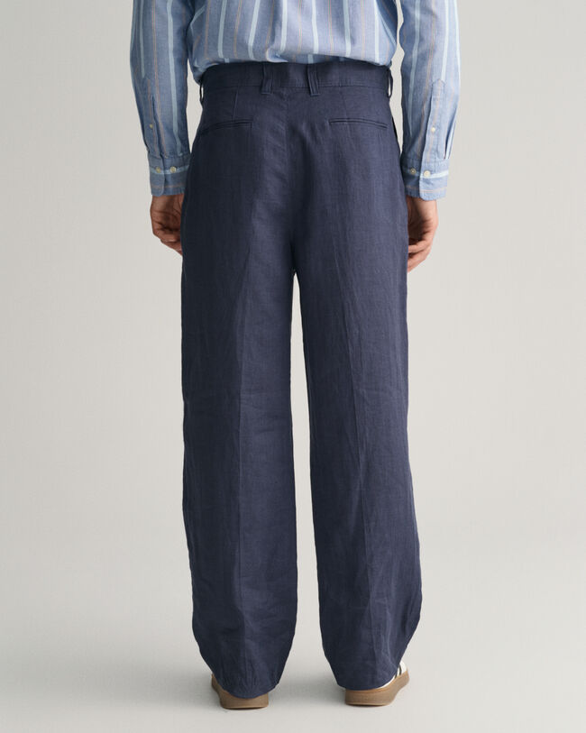 Pantalones de traje de lino