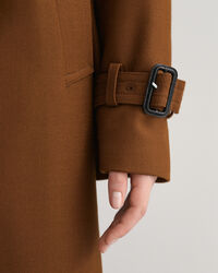 Gabardina en mezcla de lana