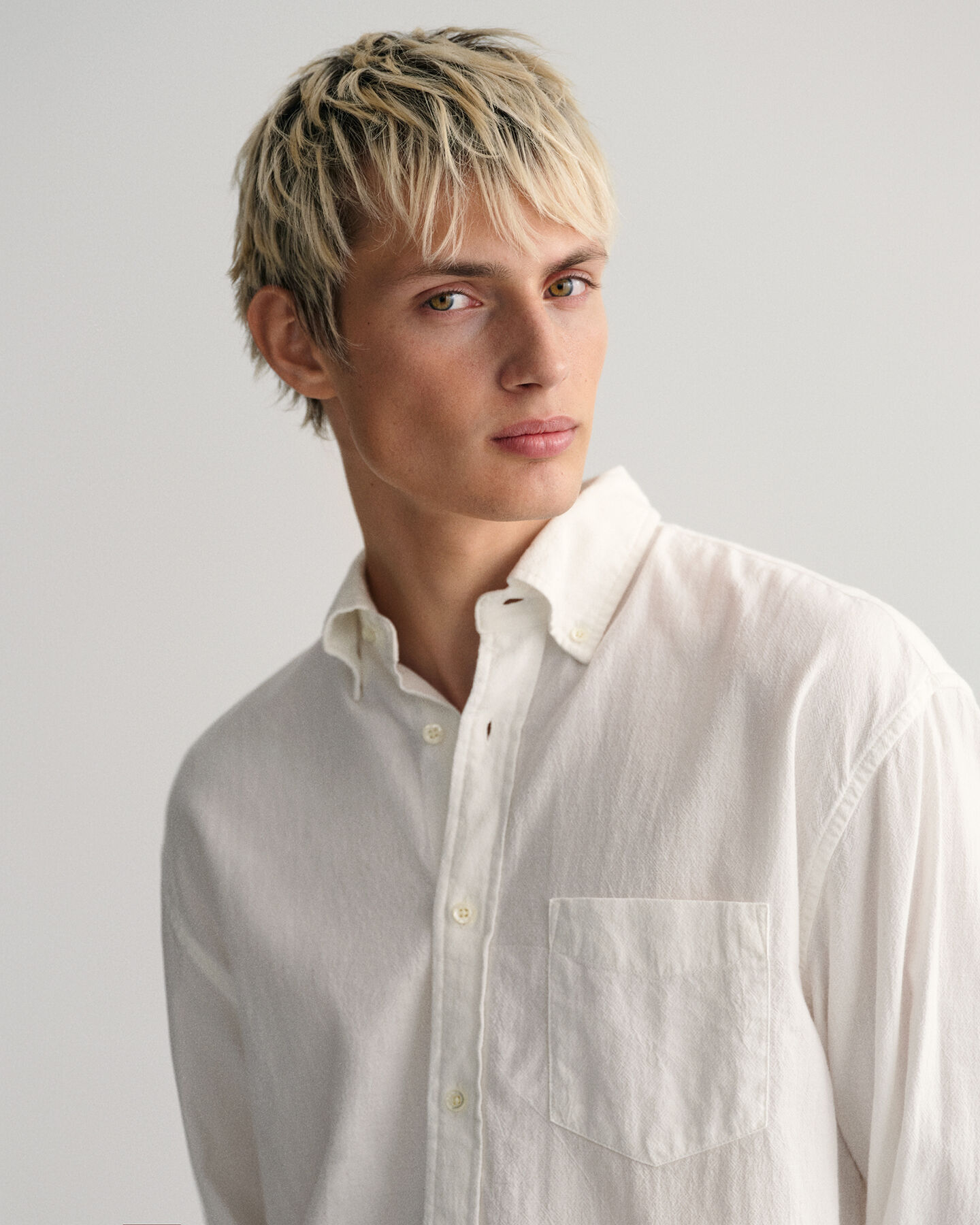 Camisa Relaxed Fit con tejido Textured