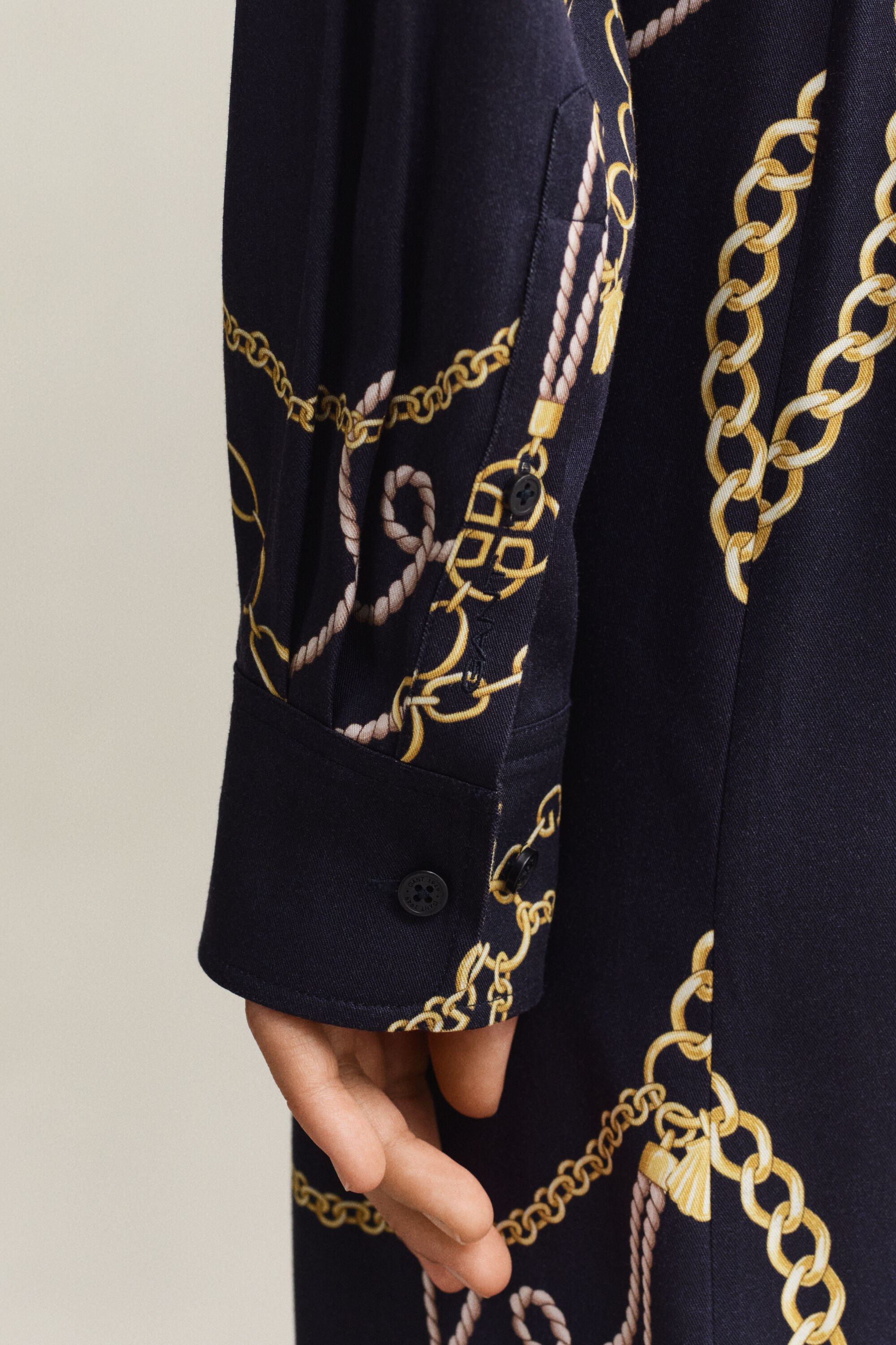 Vestido camisero estampado