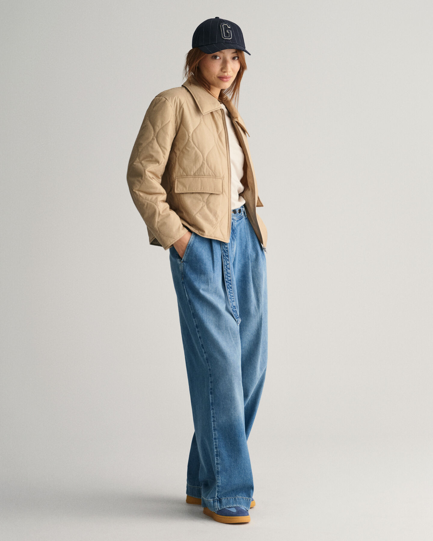 Chaqueta acolchada con cuello