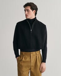 Pechera de lana con cremallera