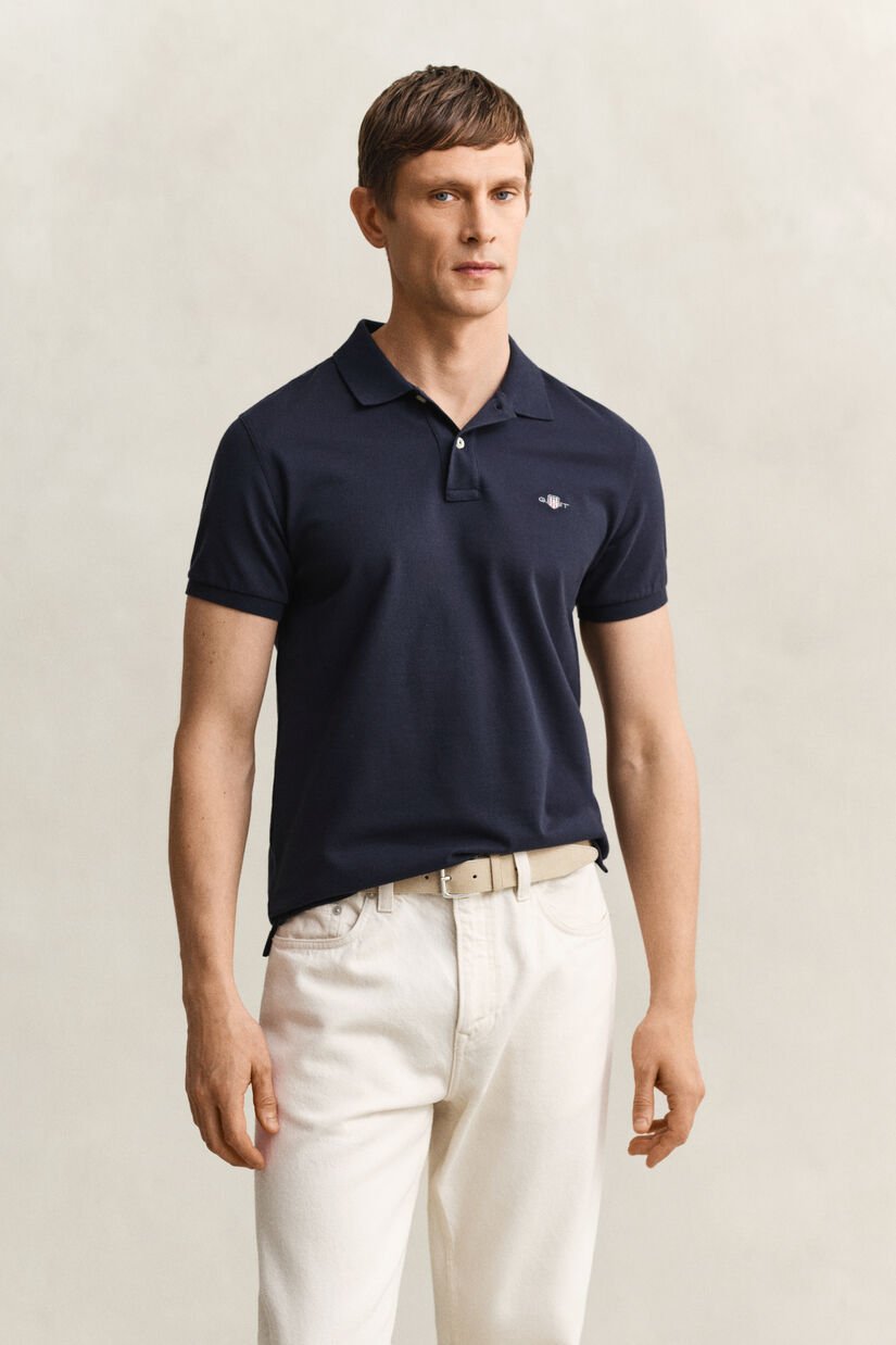 Polo de piqu&eacute; Slim Fit Shield