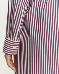 Vestido camisero clásico de popelina con cinturón